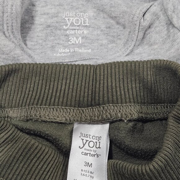 Baby 2 Outfit Lot 0β3M & 3M Tops + Pants Set β Lot of 4pc, Fleece Pants - Picture 7 of 7